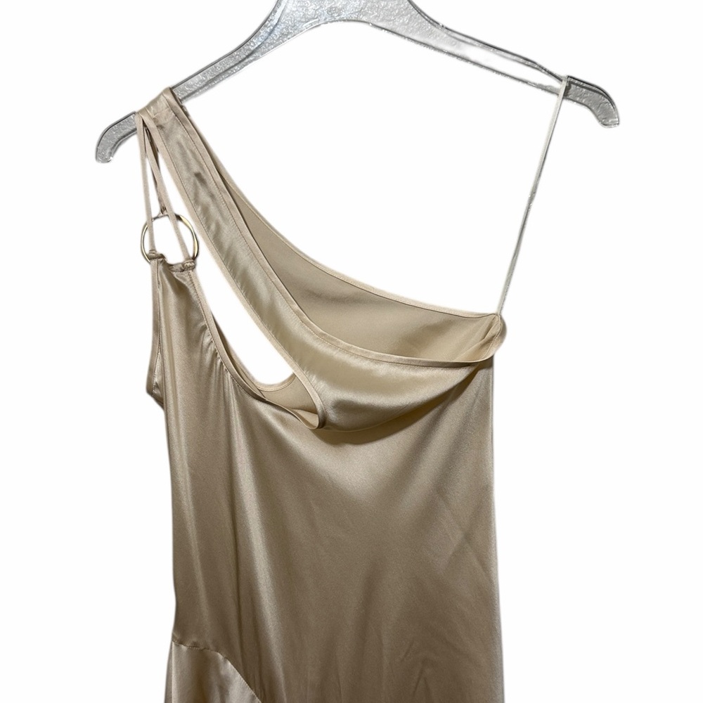 Cult Gaia Gwenyth Asymmetric Silk Dress Size M - Picture 7 of 10